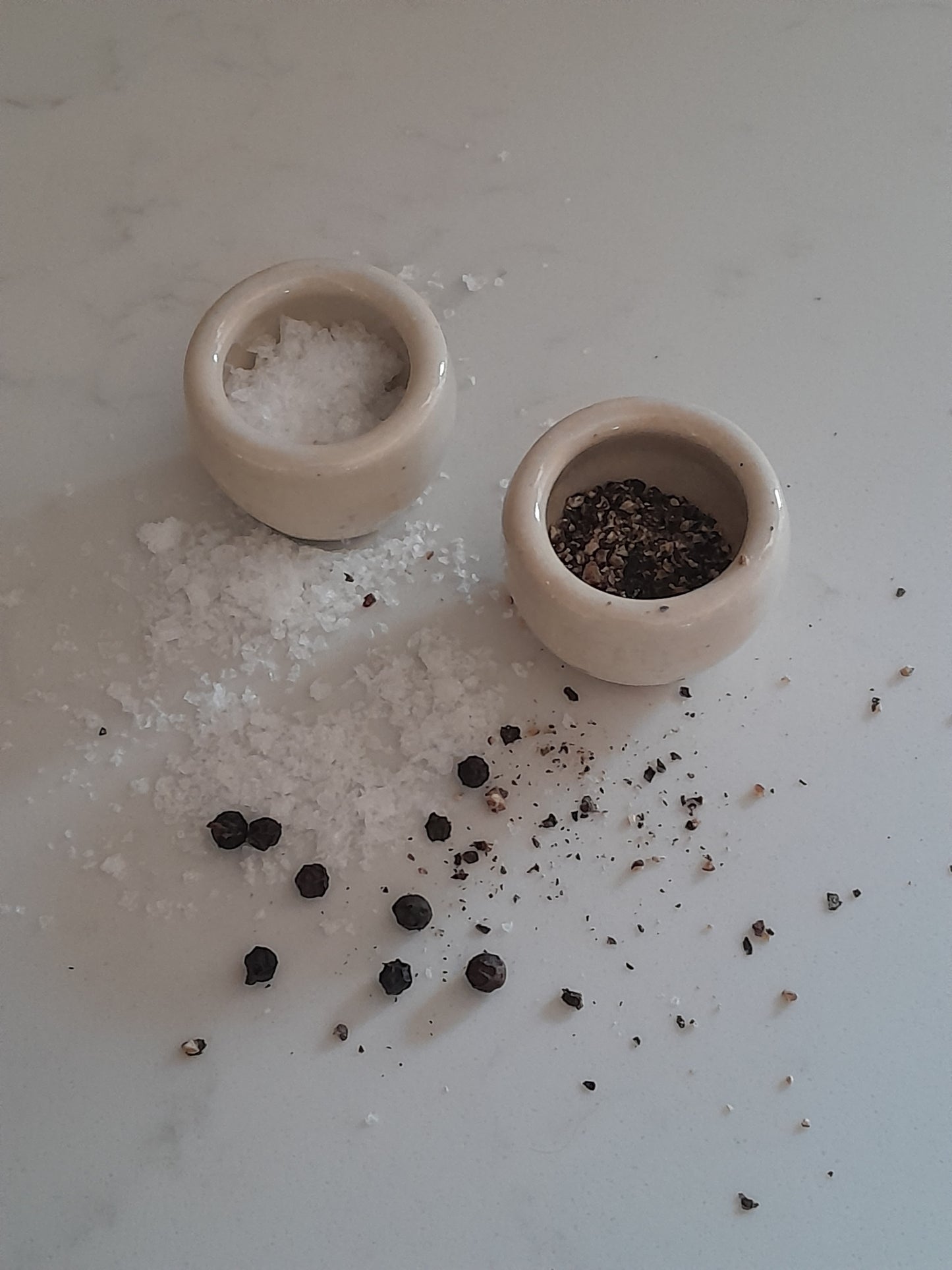 USEd 132-141 Vintage French Ceramic Salt & Peppers
