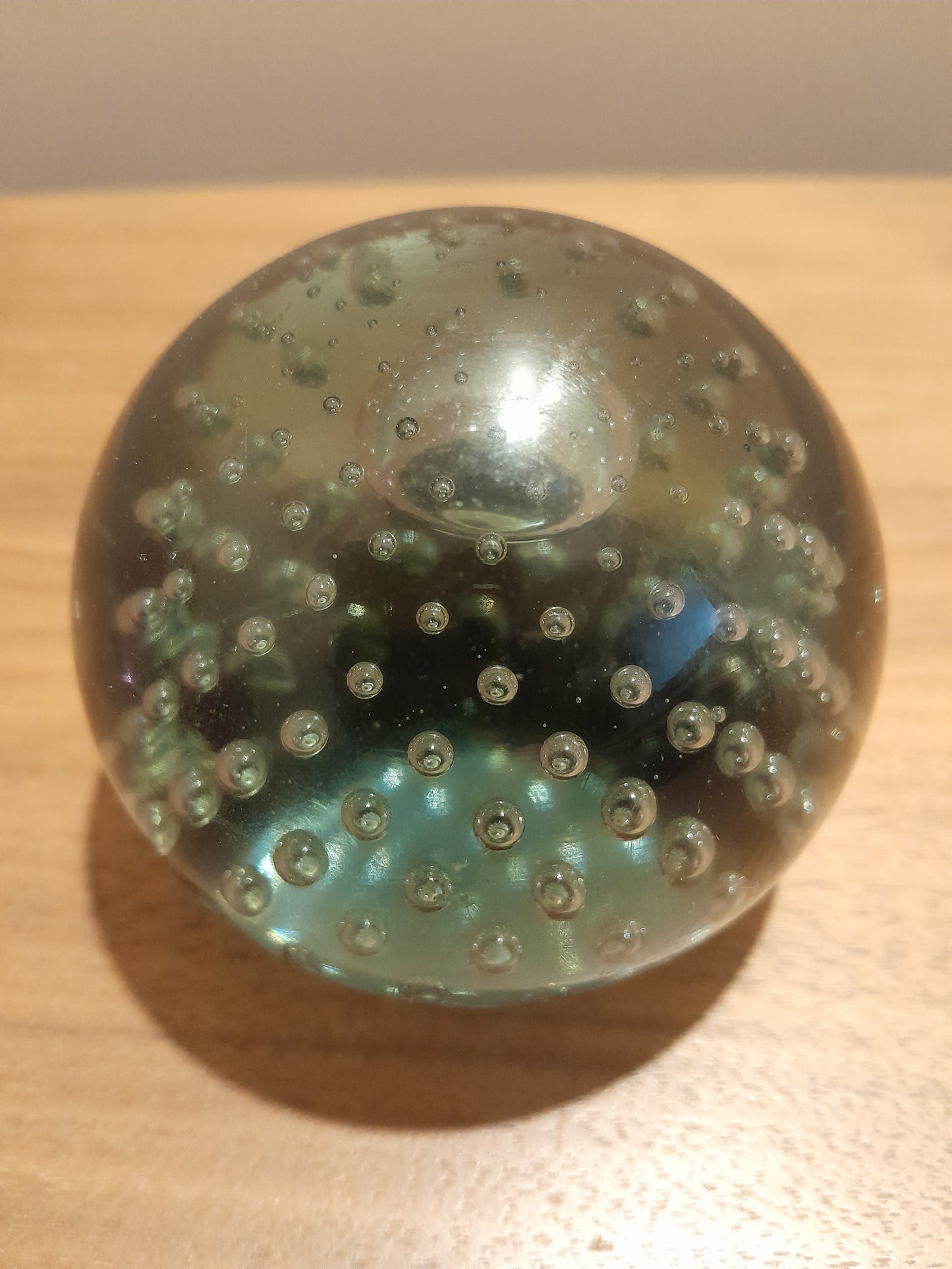 Vintage Controlled Bubble Paperweight