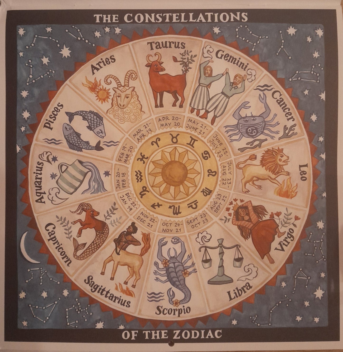 Cosmic Zodiac Calendar 2025 - Jessica Rising