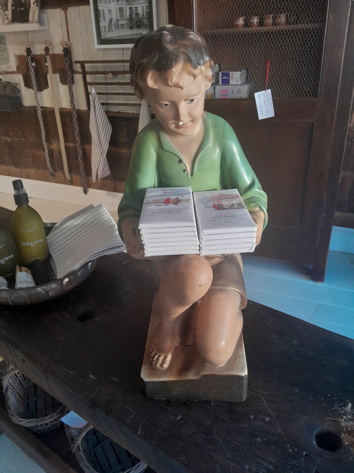 USEd 259 Large 1930 Plaster Kneeling Boy