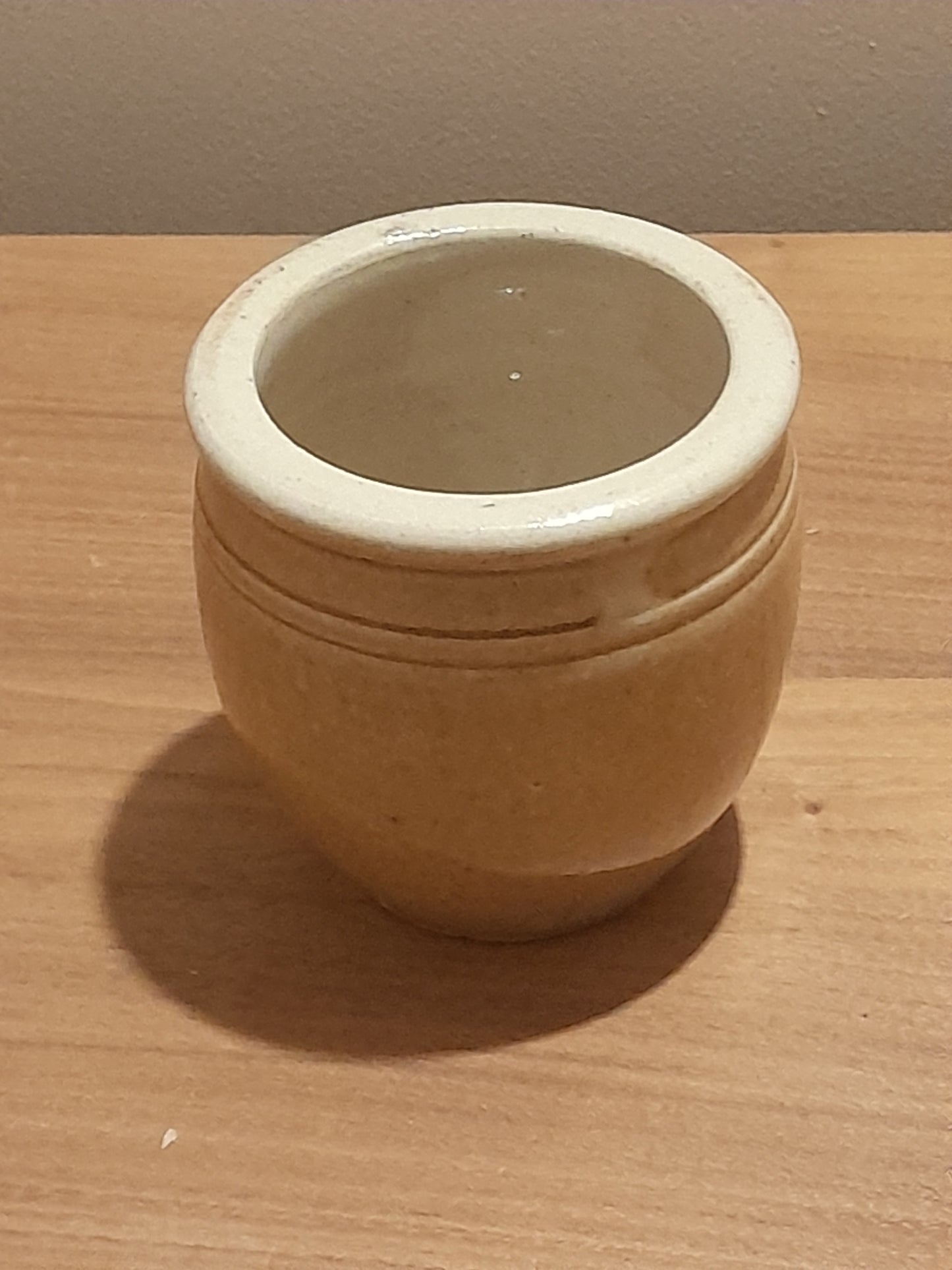 USEd 274 Vintage Stoneware Mustard Pot