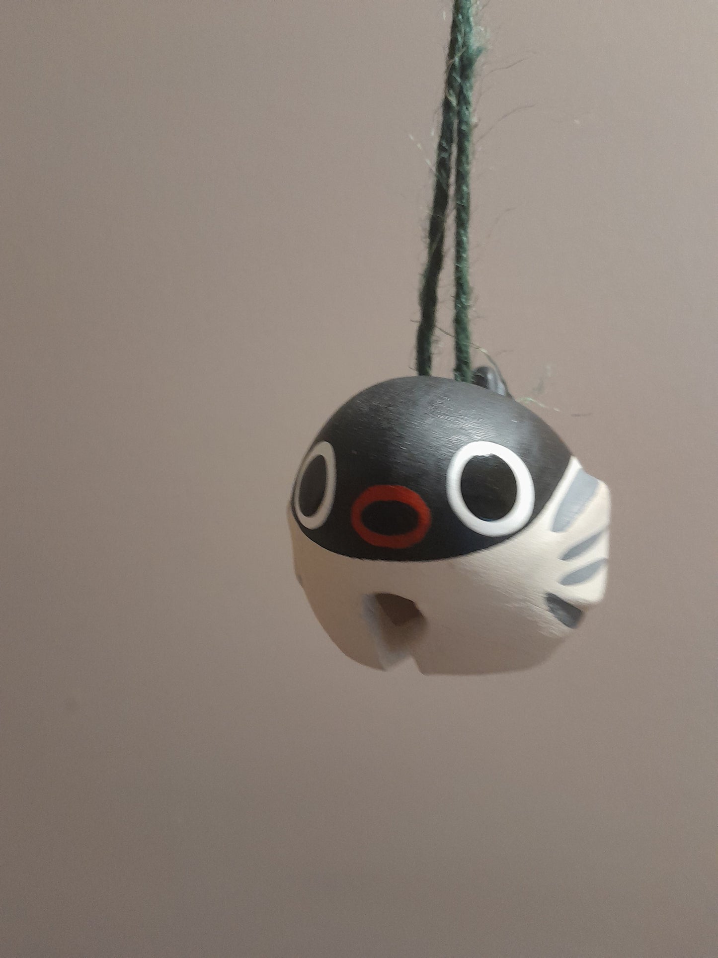 USEd 307 Japanese Clay Bell Dorei Vintage, Bluebird