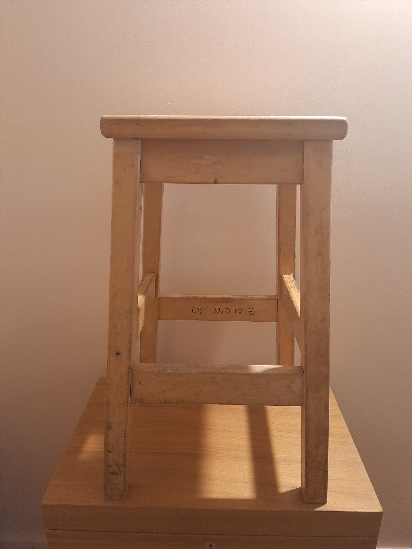USEd 339 Vintage School Lab Stool