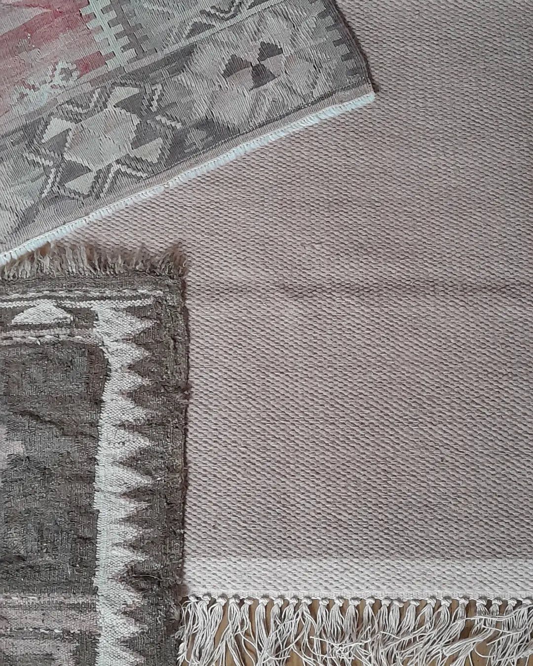 Rug - Kelim - Solid Clay - 70x130cm