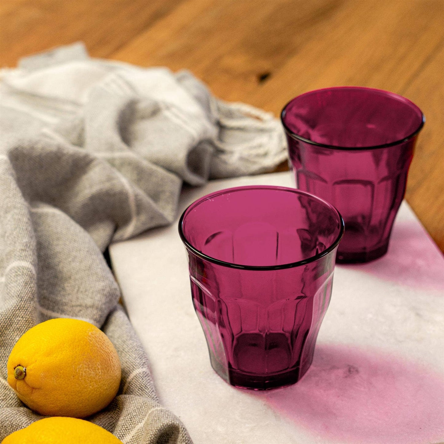 Glasses 250ml Picardie Glass Tumbler - By Duralex set of 4
