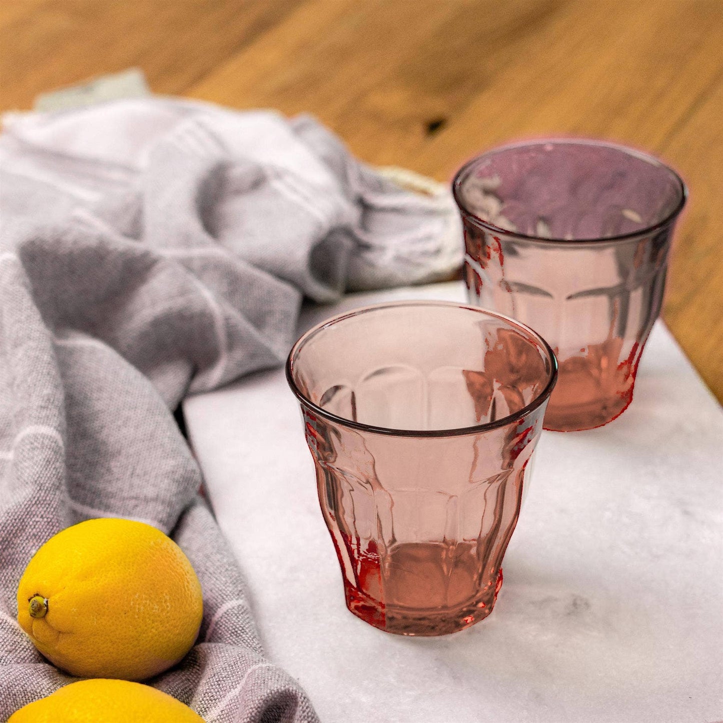 Glasses 250ml Picardie Glass Tumbler - By Duralex set of 4