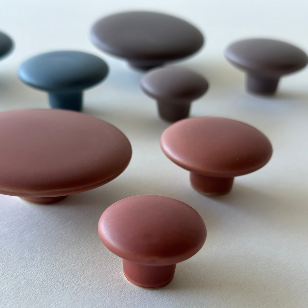 Knob Midi - Matt - Russet Solid