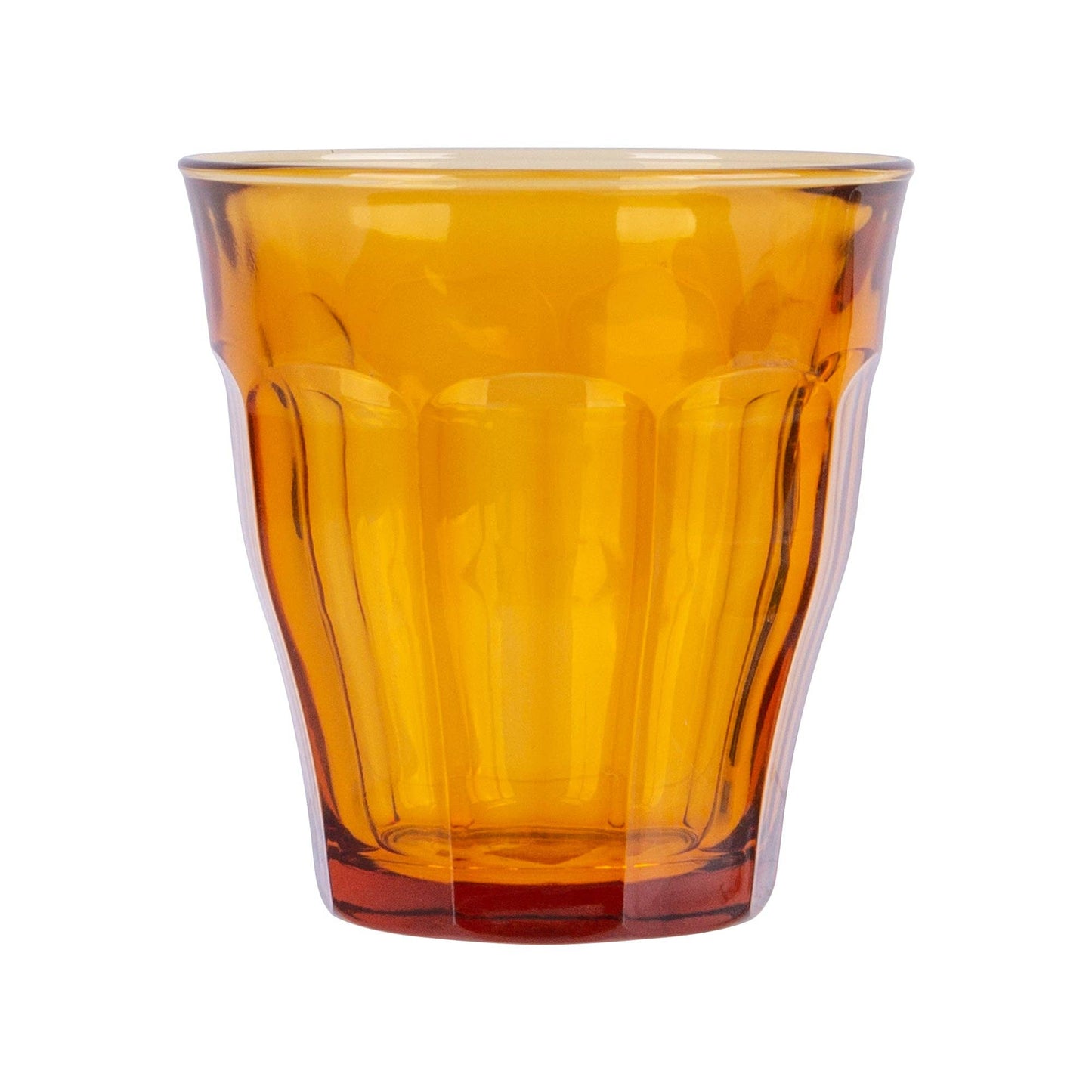 Duralex Picardie Glass Drinking Tumbler - Amber - 250ml Set of 6