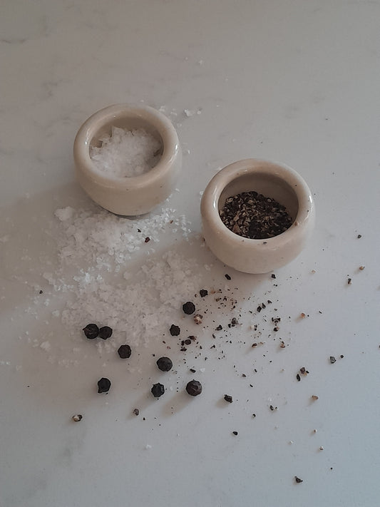 USEd 132-141 Vintage French Ceramic Salt & Peppers
