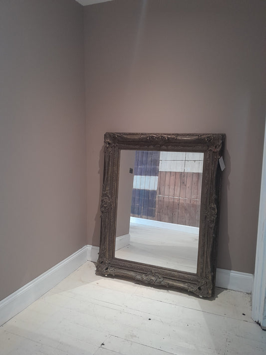 USEd 156 Very Large Gesso & Wood Gilt Framed Mirror.