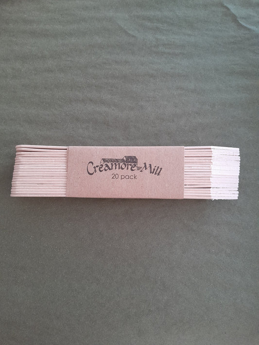 Creamore Mill Wooden Seed labels.