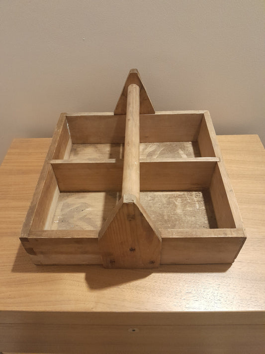 USEd 337 Housekeepers Wooden Tidy Box