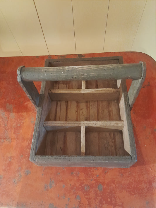 USEd 338 Large Wooden Tidy Box /Trug